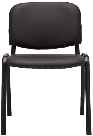 Ken imitation leather stacking chair