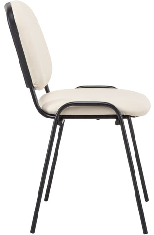 Ken imitation leather stacking chair