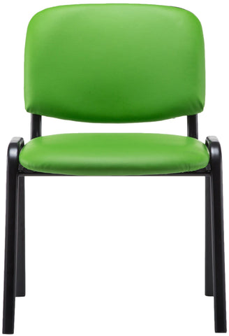 Ken imitation leather stacking chair