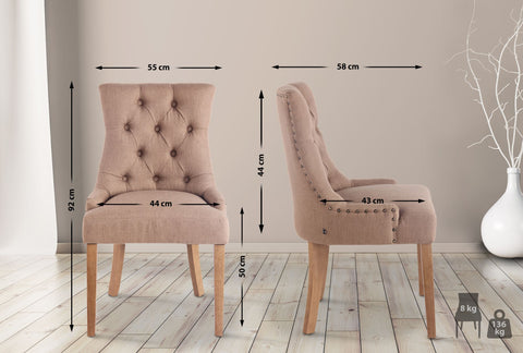 Dining chair Aberdeen fabric