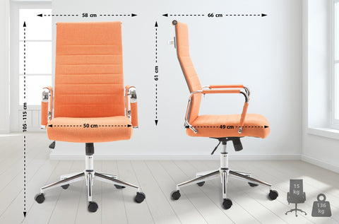 Office chair Kolumbus fabric