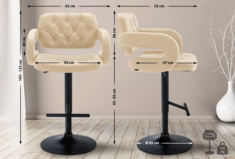 Bar stool Dublin faux leather