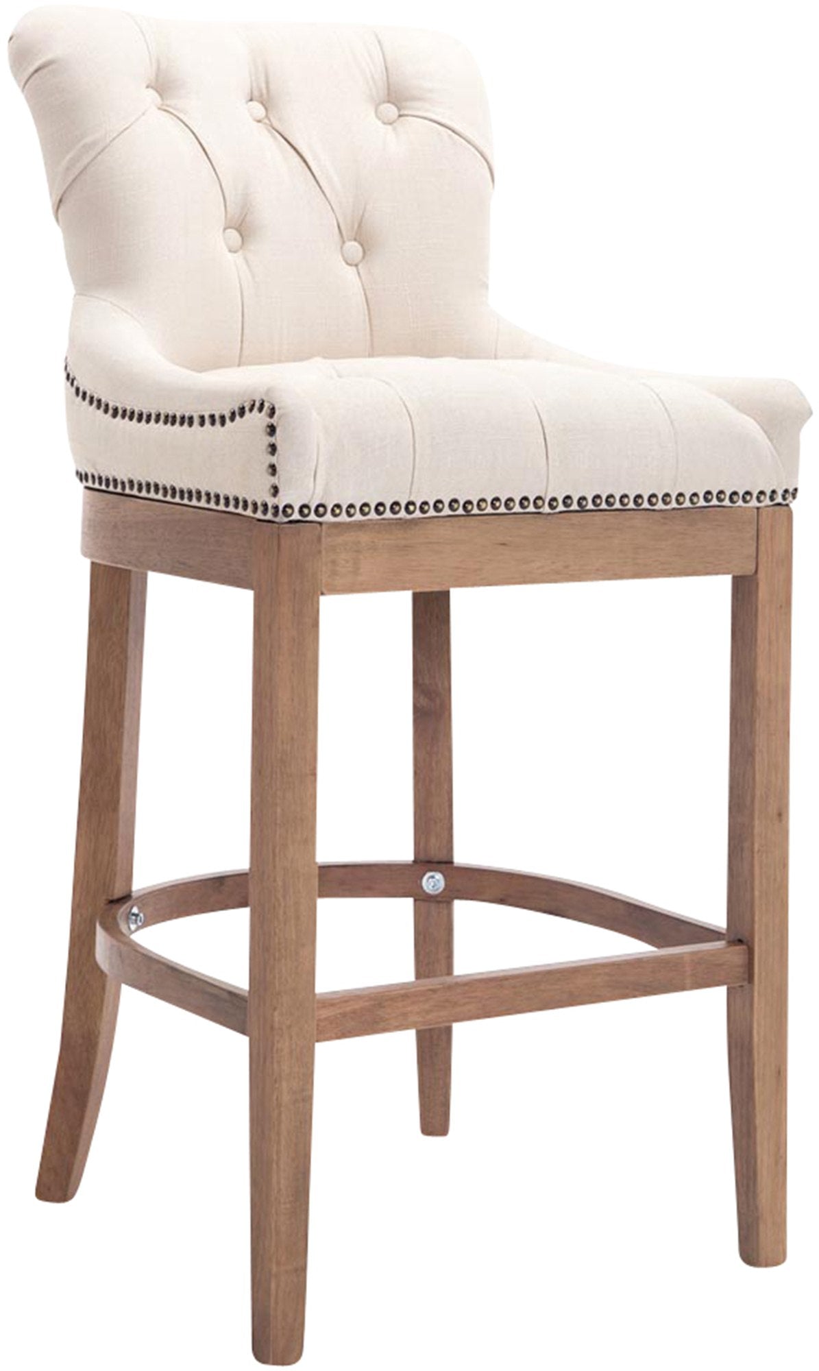 Bar stool Lakewood fabric, antique light