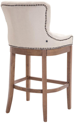 Bar stool Lakewood fabric, antique light