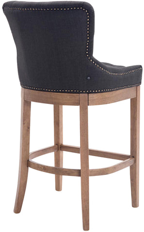 Bar stool Lakewood fabric, antique light