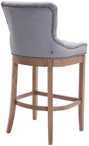 Bar stool Lakewood fabric, antique light