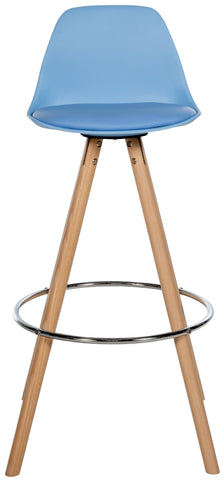 Bar stool Corbin imitation leather round