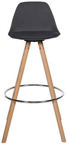 Bar stool Corbin imitation leather round