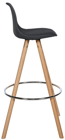 Bar stool Corbin imitation leather round