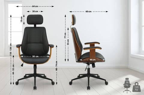 Office chair Lugo imitation leather