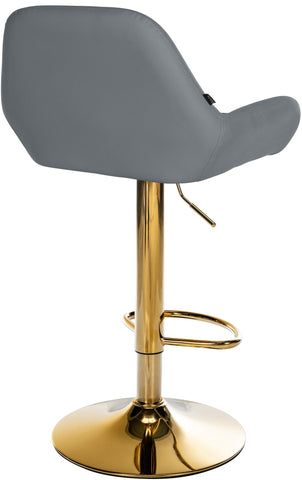 Bar stool Braga Gold faux leather