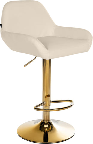 Bar stool Braga Gold faux leather