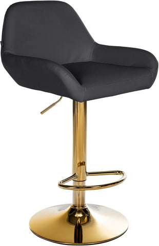 Bar stool Braga Gold faux leather