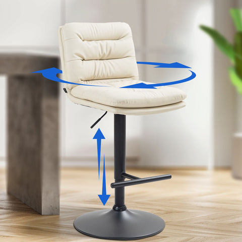 Bar stool Damar faux leather