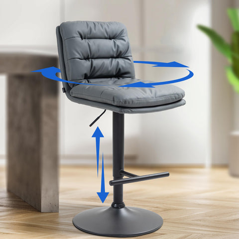 Bar stool Damar faux leather