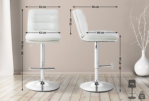 Bar stool Damar faux leather