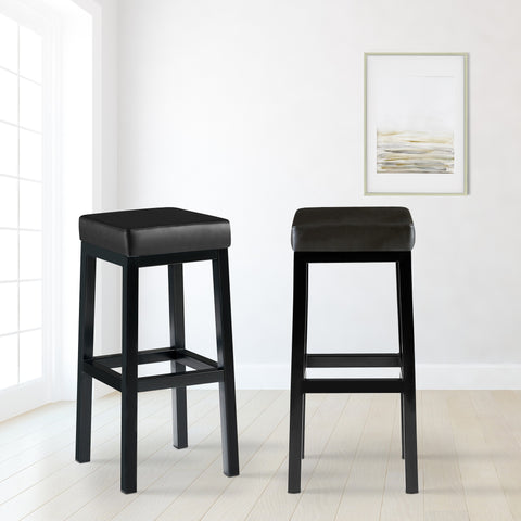 Bar stool Taylor seat height 83 cm metal frame black