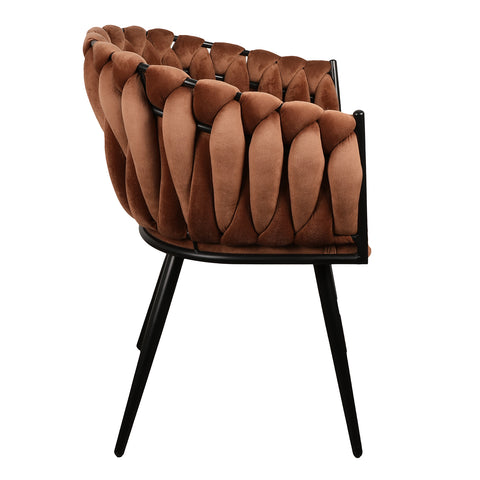 Wave chair copper