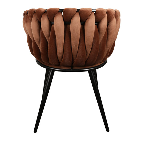 Wave chair copper