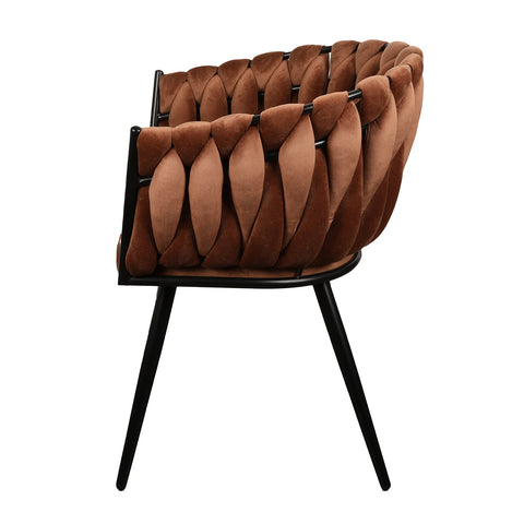 Wave chair copper