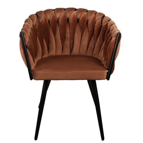 Wave chair copper