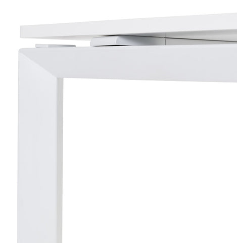 Witte vergadertafel / bench 'BAKUS SQUARE' - 140x140 cm