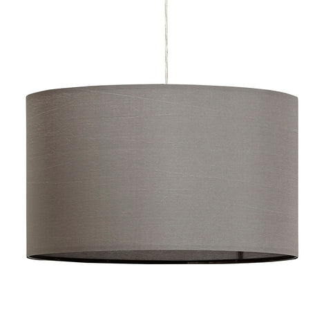 Round pendant lamp 'BUNGEE' with gray shade