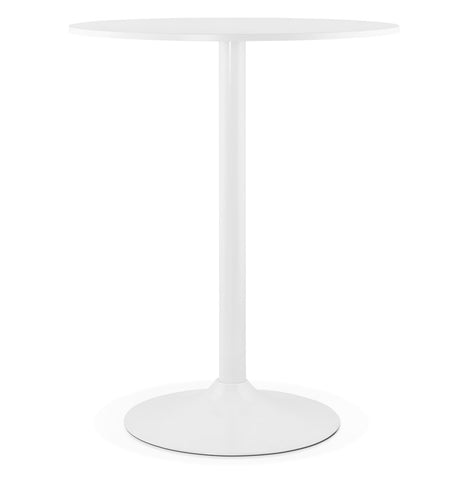 Statafel / hoge tafel 'CARACAS' wit - Ø 90 cm