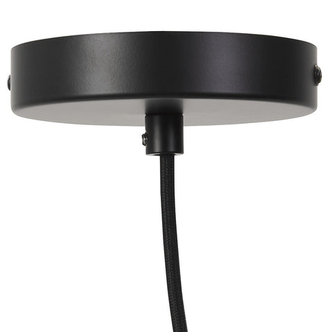 Ronde hanglamp 'CASIMIRA MINI' van natuurlijk bamboe