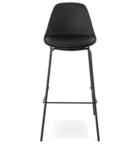 Black industrial bar stool 'COOKIE