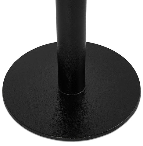 Round table base 'CORTADO' 110 in black metal inside/outside