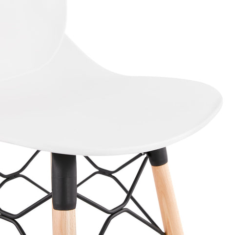 Design barkruk 'COSMIK' wit Scandinavische stijl