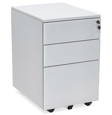 Gray storage cabinet with drawers 'DALI' for desk