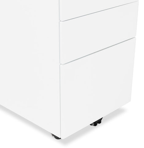 White storage cabinet with drawers 'DALI' for desk