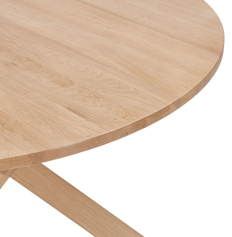 Ronde massief eiken 'FATY' design tafel