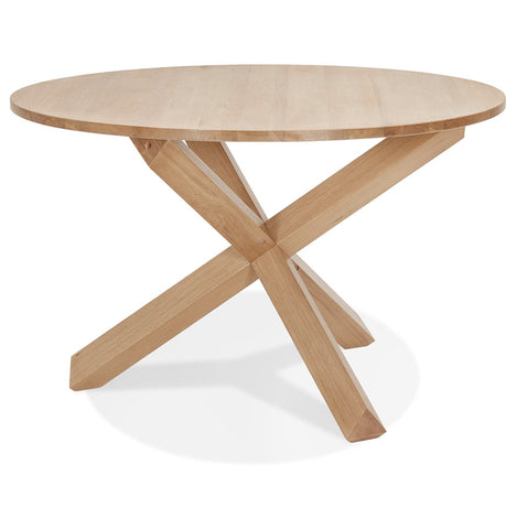 Ronde massief eiken 'FATY' design tafel