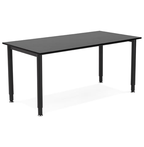 Vergadertafel / design bureau 'FOCUS' in zwart - 160x80 cm