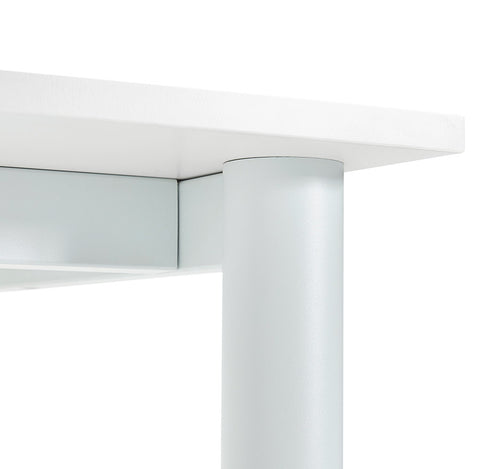 Meeting table / design desk 'FOCUS' in white - 160x80 cm