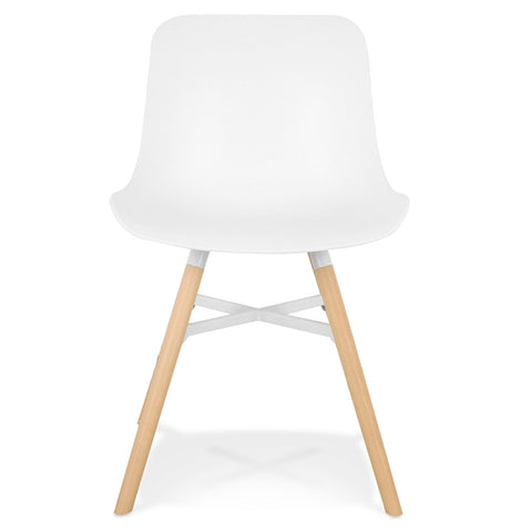 Witte design stoel 'GLADYS