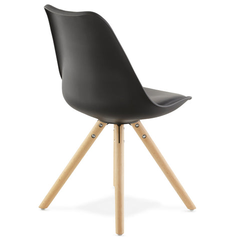 Black Scandinavian chair 'GOUJA'