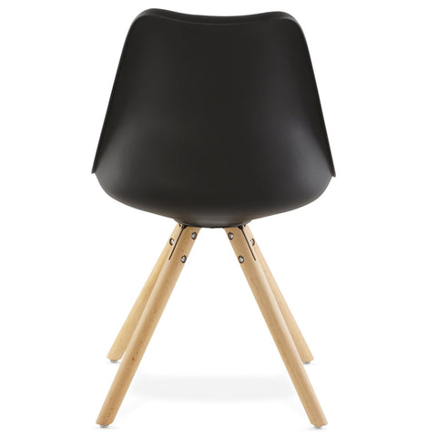 Black Scandinavian chair 'GOUJA'