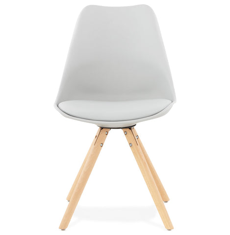 Gray, Scandinavian chair 'GOUJA'