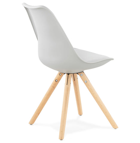 Gray, Scandinavian chair 'GOUJA'