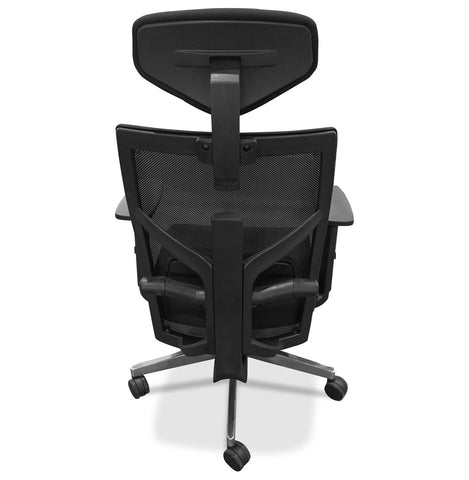 Ergonomic office chair 'IMPERO' in black fabric