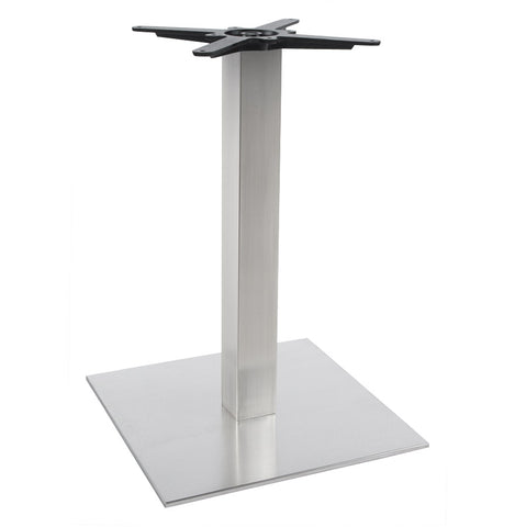 Table foot 'KARO' 75 in brushed steel