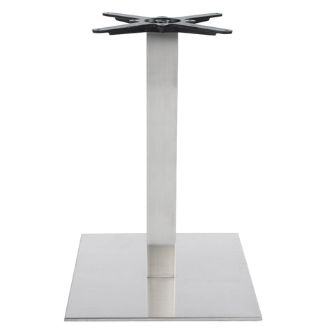 Table foot 'KARO' 75 in brushed steel