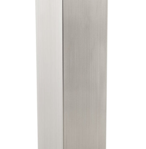 Table foot 'KARO' 75 in brushed steel