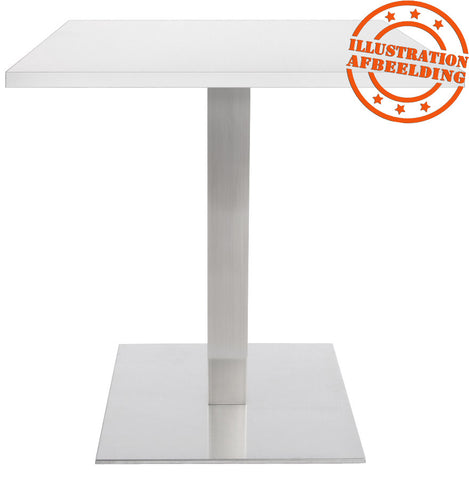 Table foot 'KARO' 75 in brushed steel