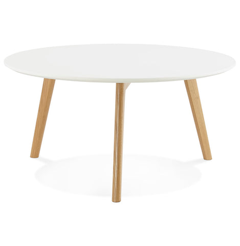 Lage ronde salontafel 'KOFY' Scandinavische stijl