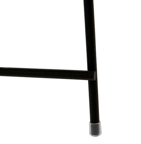 Black folding side table 'KOLOS'